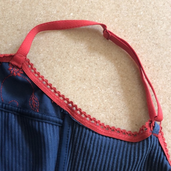 Vintage Y2K Victoria Secrets Country denim stretch crop top bustier - Picture 6 of 16